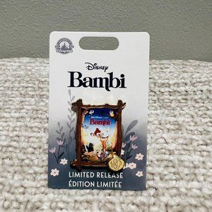 Disney Bambi 80th Anniversary Movie Poster Limited Release Pin